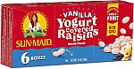 6-Count 1-Oz Sun-Maid Vanilla Yogurt Covered Raisins Snack Box $1.97