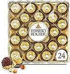 24-Count 10.6-Oz Ferrero Rocher Premium Gourmet Milk Chocolate Hazelnut $7.29 (Reg $10.97)