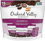 15-pack Orchard Valley Harvest Dark Chocolate Almonds, 1 Ounce Bags $7.97