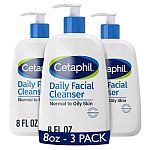 3-Pack 8-Oz Cetaphil Daily Facial Cleanser $16
