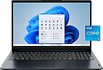 Lenovo - Ideapad 1i 15.6" Full HD Touch Laptop: i5-1334U, 16GB Memory, 512GB SSD $479.99