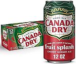 12-Pack 12-Oz Canada Dry Cherry Gingerale Fruit Splash $4.75