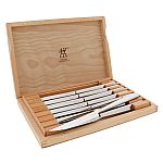 8-Piece Zwilling J.A. Henckels Stainless Steel Steak Knife Set $39.99