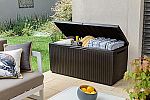 Keter Springwood 80 Gallon Resin Outdoor Storage Box $63