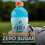 12-Pack 12-Oz Gatorade Thirst Quencher Zero Sugar Sports Drink (Glacier Freeze) $5.68