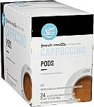 24-Ct Happy Belly Cappuccino Coffee Pods Light Roast $5.57