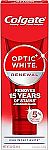 3 Oz Colgate Optic White Renewal High Impact White $3.59