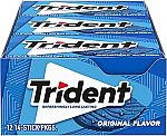 144-Count Trident White Sugar Free Gum (Peppermint) $6.74 and more
