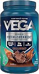 28.7-Oz Vega Protein & Greens Powder (Chocolate, 25 Servings) $16.34