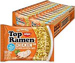 24-Pack 3-Oz NISSIN Top Ramen Noodle Soup (Chicken) $4.18