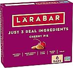 6-Ct 1.7-Oz Larabar Gluten Free Fruit & Nut Bars (Cherry Pie) $2