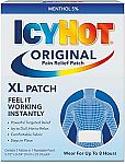 3 Count Icy Hot Original XL Pain Relief Patch for Back and Large Areas $0.95
