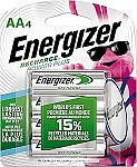4-Count Energizer Pre-Charged AA Rechargeable Batteries $5.80