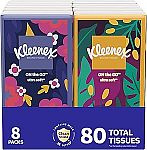 8-Pack 10-Count Kleenex Ultra On-The-Go Tissue Pocket Packs $1.86