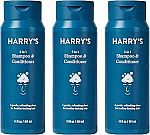 3-Count 14-Oz Harry's Men's 2-in-1 Shampoo and Conditioner $10.78
