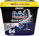 84-Ct Finish Quantum Dishwasher Pods $13.76