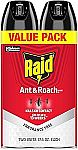 2 Count 17.5 oz Raid Ant & Roach Killer $6.31