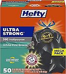 3 x 50 Count Hefty Ultra Strong 30 Gallon Trash Bags $46.87 + $15 Amazon Credit