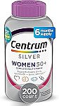 200 Count Centrum Silver Women's Multivitamin for Women 50 Plus $8