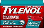 24-Count Tylenol Extra Strength Gentleglide Technology Caplets $2.74