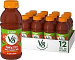 12-Count 12-Oz V8 Spicy Hot 100% Vegetable Juice $8.89 (Reg $26.74)