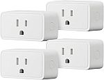 4-pack Amazon Basics Smart Plug, Works with Alexa Only $10.99