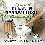 32-Ct Cleancult Toilet Bowl Cleaner Sheets $3.79