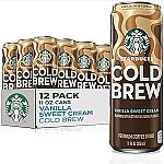 12-Pack 11-Oz Starbucks Cold Brew Coffee (2 for $45)