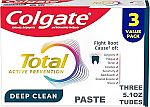 4-pack 6.3 Oz Colgate Max Fresh Whitening Toothpaste with Mini Strips $6