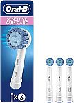 6 Count Oral-B Sensitive Gum Care Electric Toothbrush Replacement Brush Heads Refill $24.44