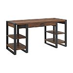 60" Walker Edison Modern Industrial Computer Desk w/ Outlet $160.99