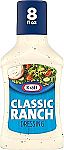 8-Oz Kraft Classic Ranch Salad Dressing $0.80