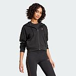 adidas Women's Essentials French Terry Full-Zip Hoodie Sweater $19