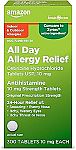 300-Count 10mg Amazon Basic Care 24 Hour Allergy Relief, Cetirizine Hydrochloride Tablets $8