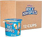 12 Count Kellogg's Rice Krispies Breakfast Cereal Cups 1.3 oz $4.23