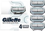 4-Count Gillette SkinGuard Men's Razor Blades Refills $7.48