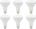 6-Pack Amazon Basics BR30 LED Light Bulbs $11.86