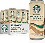 12-Pk of 15-oz Starbucks Doubleshot Energy Drink Coffee $18.84