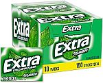 10-Pk 15-Sticks EXTRA Spearmint Sugarfree Gum $8.60