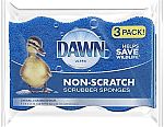 3-pack Dawn Non-Scratch Kitchen Dish Sponges $2.79