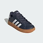 adidas kids' grand court lifestyle tennis lace-up shoes $17 and more