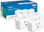 3-pack TP-Link Tapo Matter Supported Smart Plug Mini P125M $18