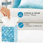 4-Pack 66-Count Presto! Ultra-Soft 3-Ply Premium Facial Tissues $3.44