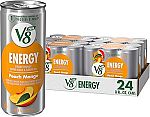 24-Pack 8-Oz V8 +Energy Drink $13.65