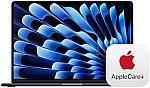 Apple 2025 MacBook Air 15.3" Laptop (M4 24GB 512GB) Midnight with AppleCare+ (3 Years) $1578