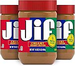 3-Pack 16-Oz Jif Creamy Peanut Butter $6.33