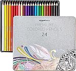 24 Count Amazon Basics Colored Pencils $2.81 (4 for $10)