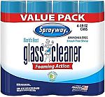 4-pack 19 oz Sprayway 443331 Ammonia Free Glass Cleaner $7.51