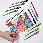 60-Count Zebra Pen Doodlerz Gel Stick Pen Mega Set $9.96