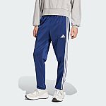 adidas men's 3-stripes tricot regular tapered track pants $12 + Free Shipping